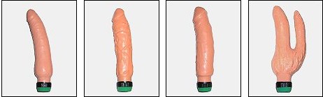 Latex dildo